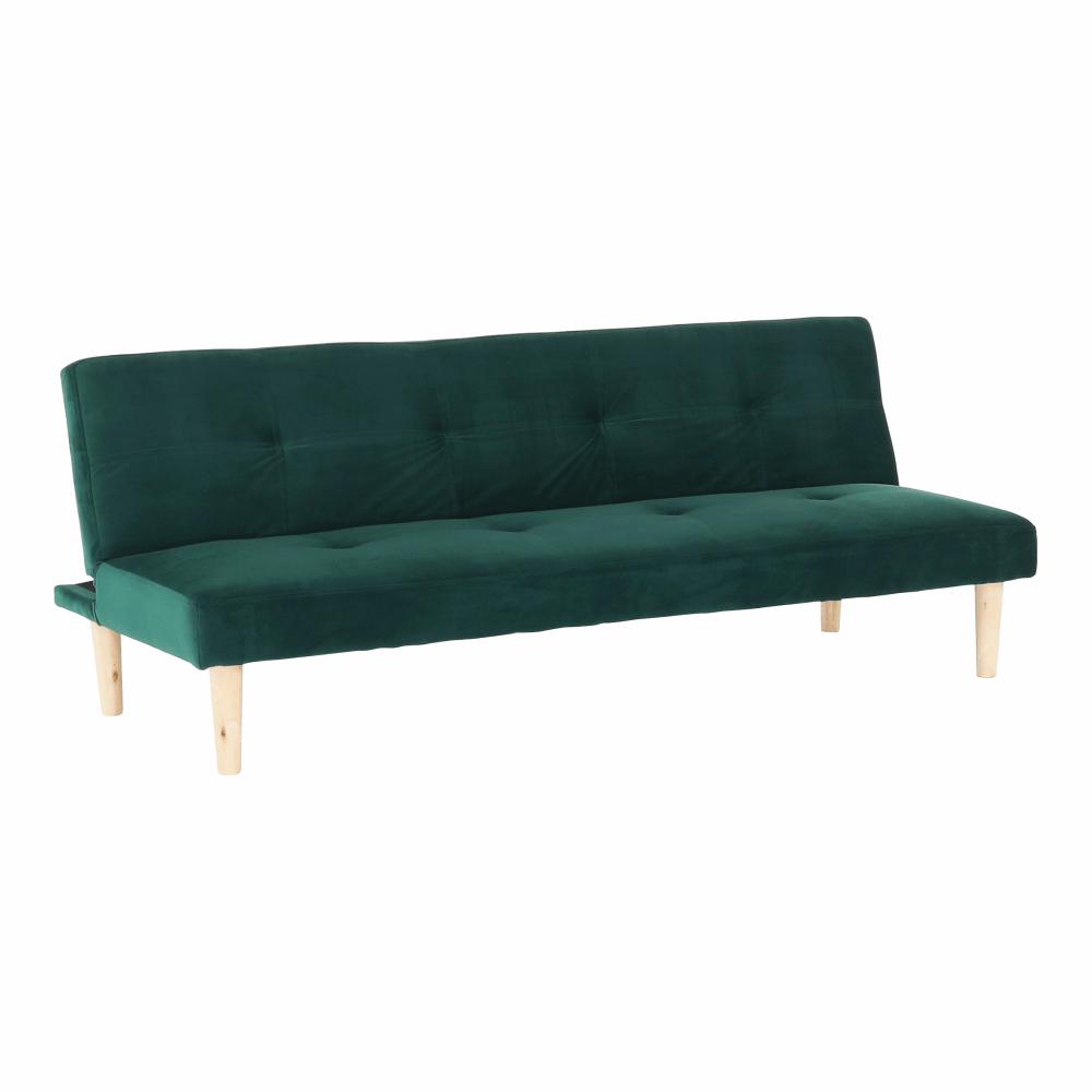 ALIDA zöld bársony kanapé