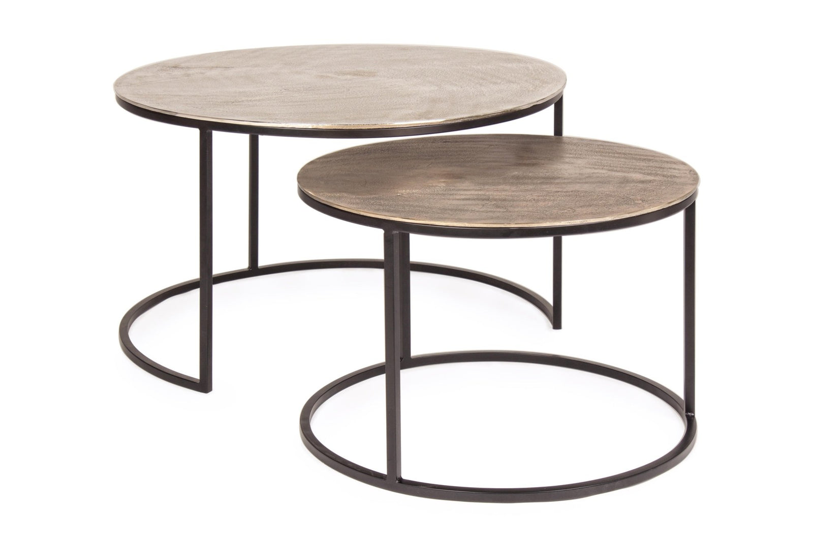 Dohányzóasztal - AMIRA 2 részes kerek dohányzóasztal V2