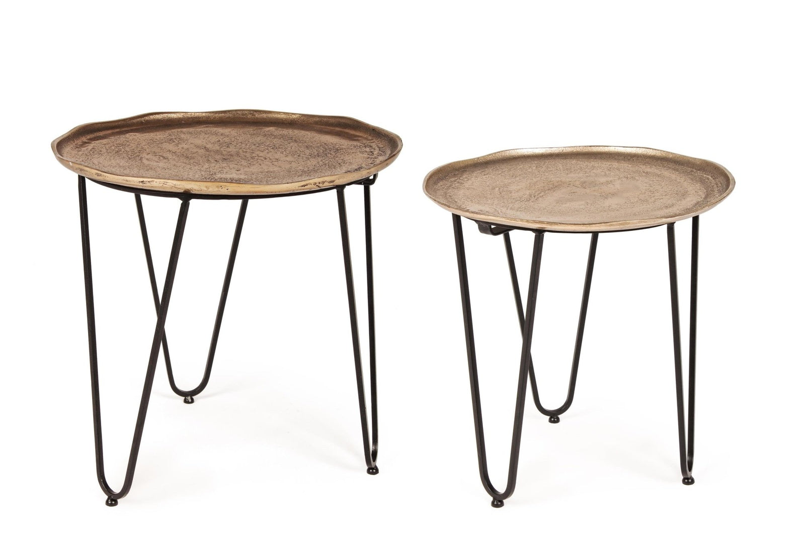 Dohányzóasztal - AMIRA 2 részes kerek dohányzóasztal V3