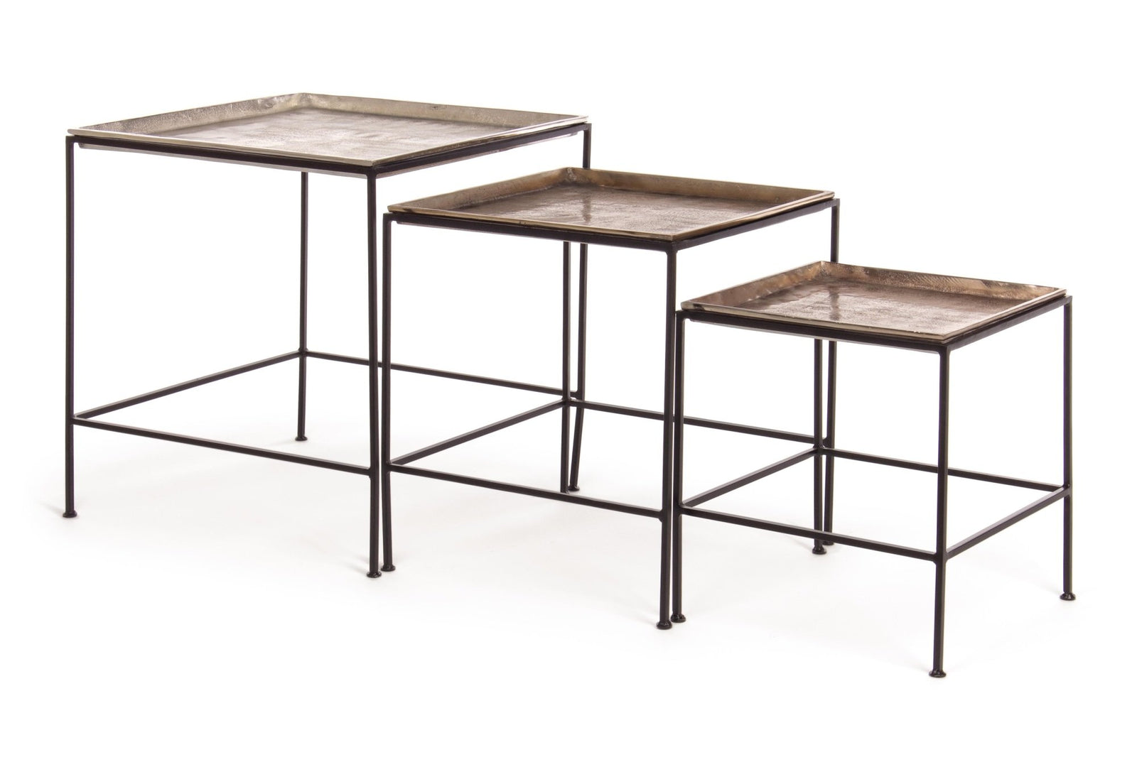 Dohányzóasztal - AMIRA 3 részes négyzetes dohányzóasztal V1