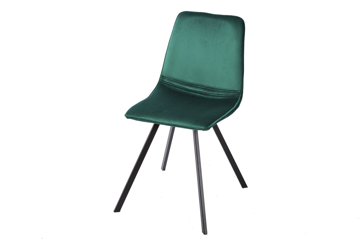 Szék - AMSTERDAM zöld bársony szék