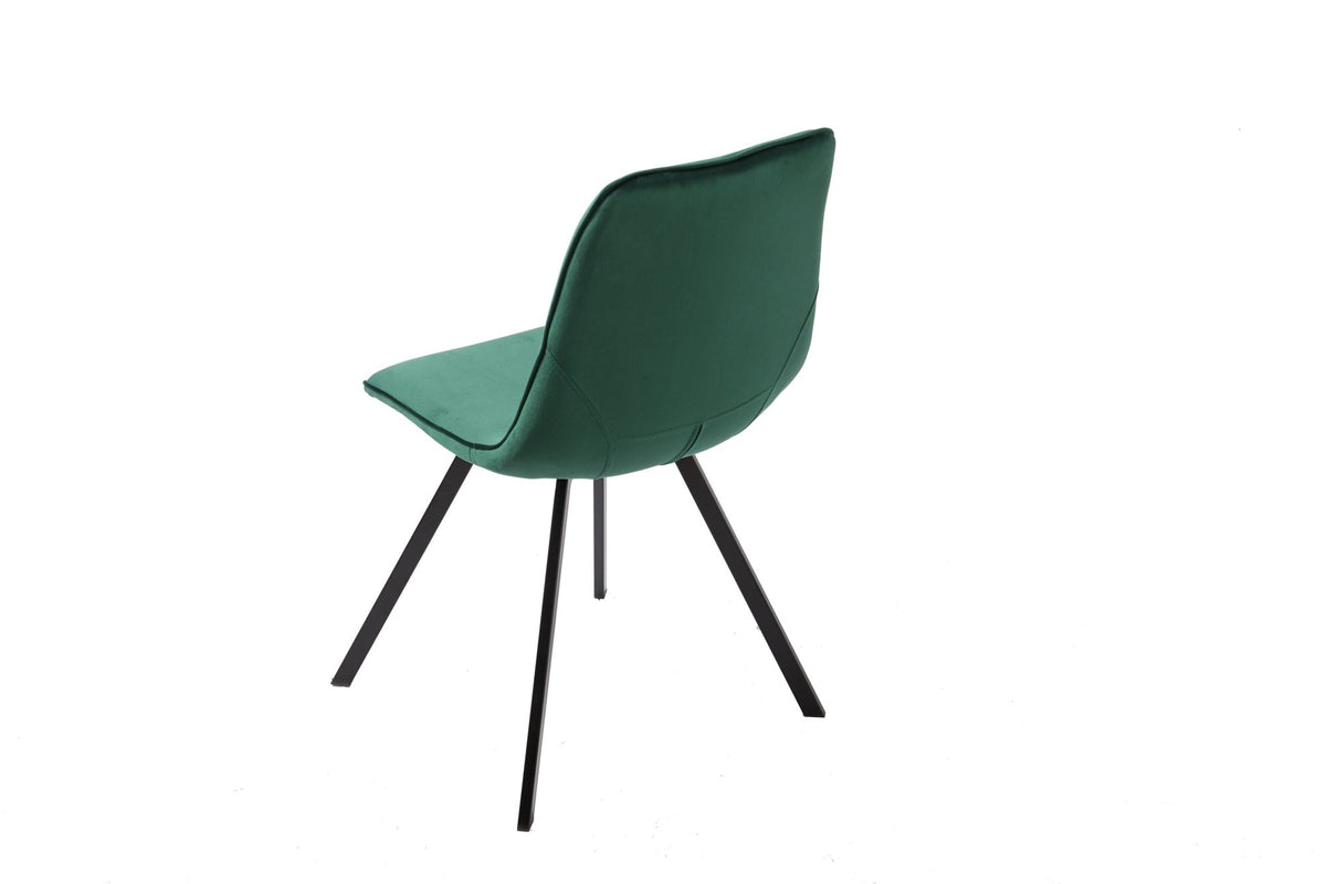 Szék - AMSTERDAM zöld bársony szék