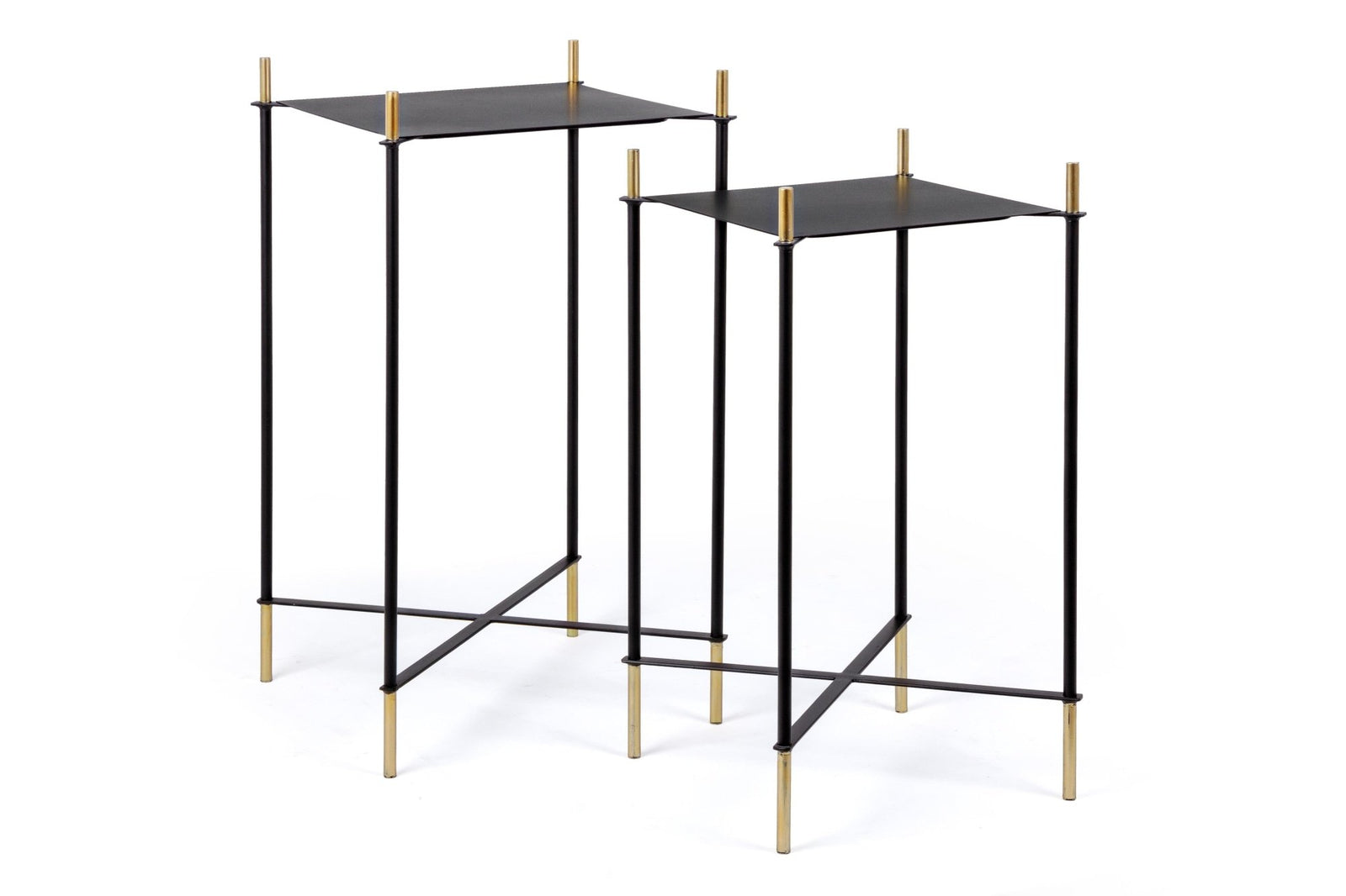 Dohányzóasztal - ANISHA magas négyzetes dohányzóasztal 2 részes