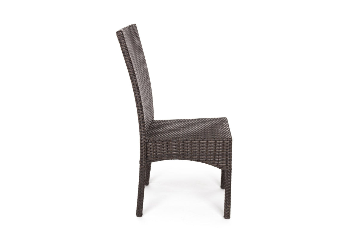 Kerti szék - ANTALYS barna rattan kerti szék