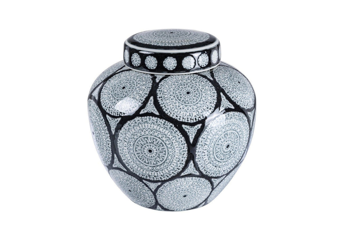 Váza - ANTIFONE fekete porcelán váza