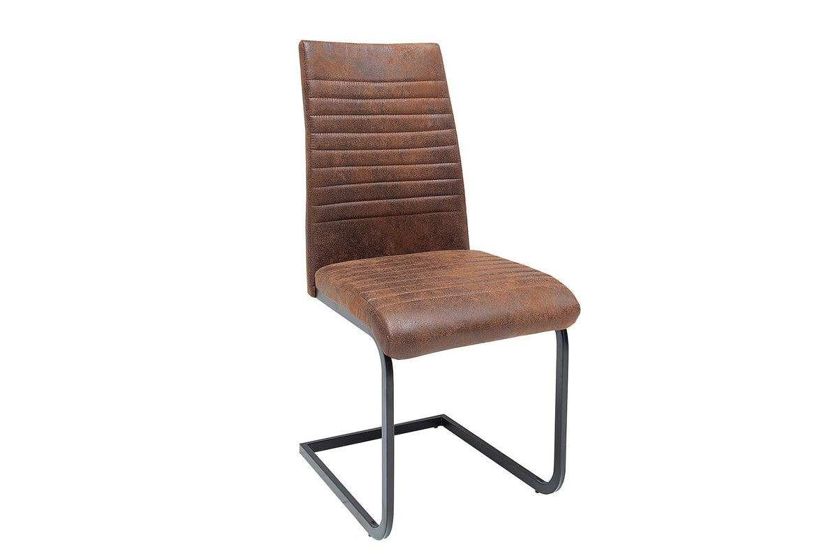 Szék - APARTMENT barna mikroszálas szék