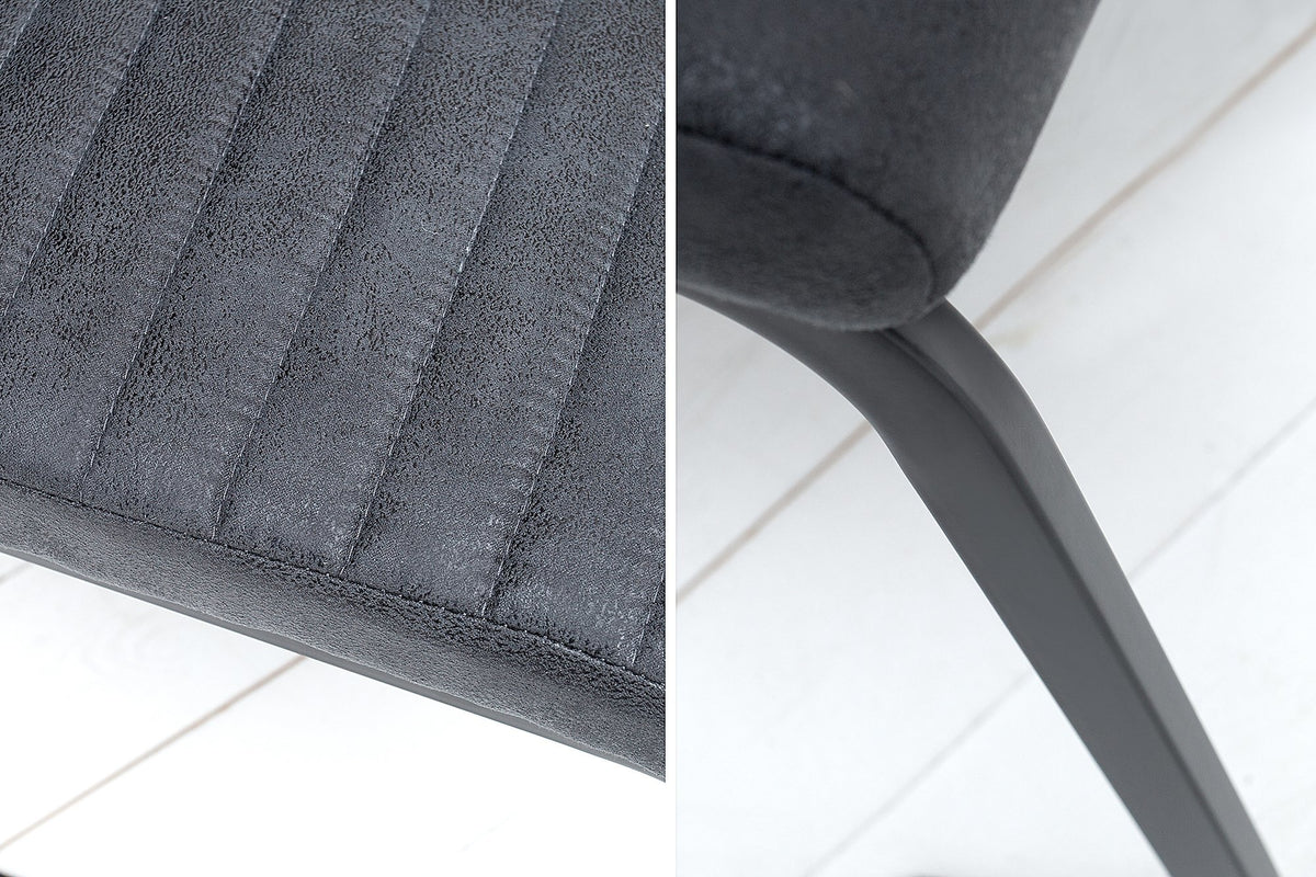 Szék - APARTMENT szürke mikroszálas szék