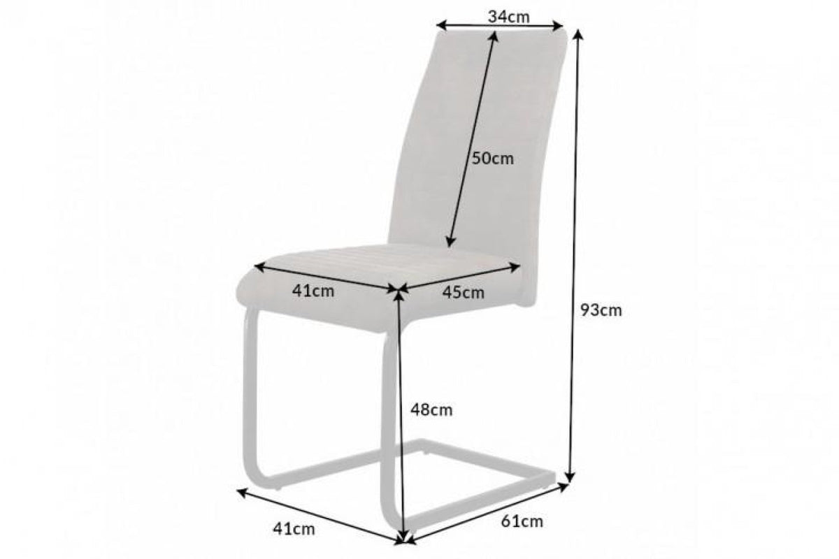 Szék - APARTMENT szürkésbarna mikroszálas szék