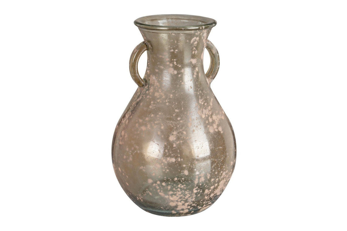 Váza - ARLEEN rózsaszín üveg váza