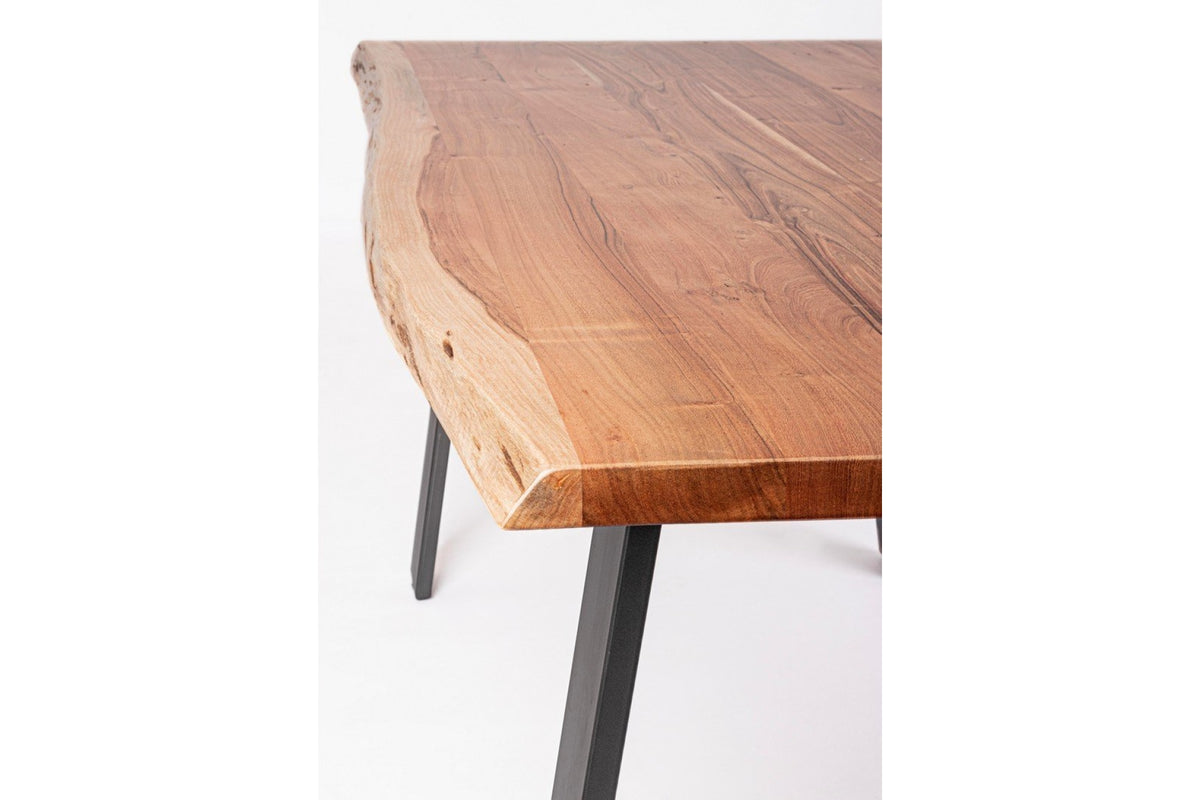Étkezőasztal - ARON barna akácfa étkezőasztal