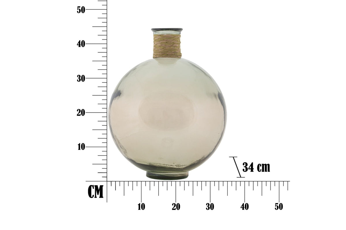Váza - ARTEMIS II barna üveg váza