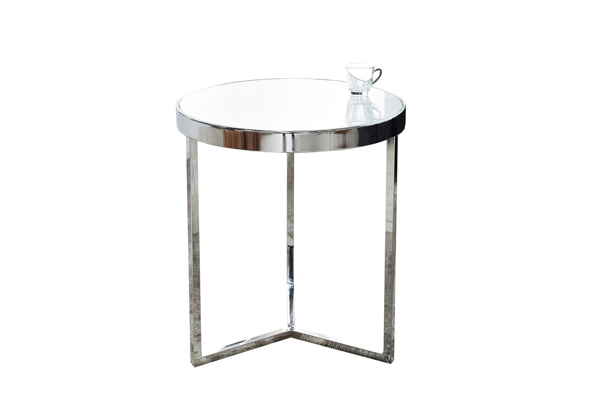 Lerakóasztal - ASTRO fehér króm lerakóasztal 50 cm