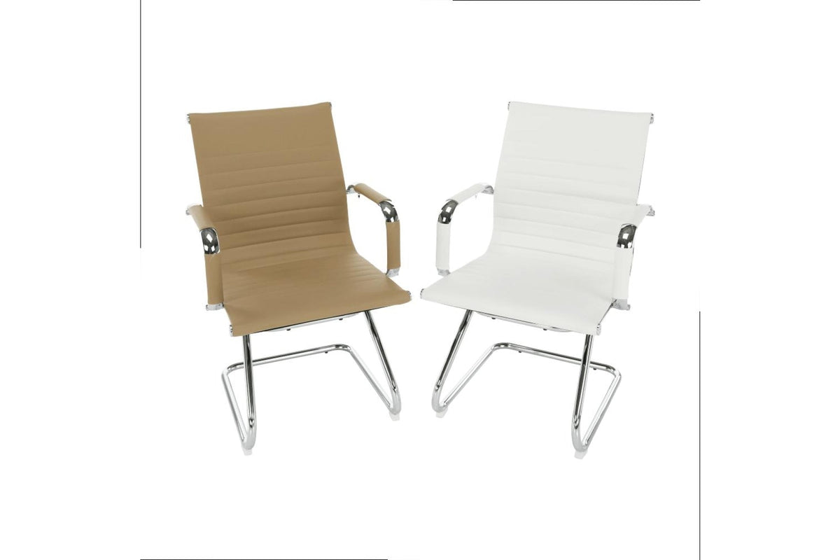 Szék - AZURE fehér ökobőr szék