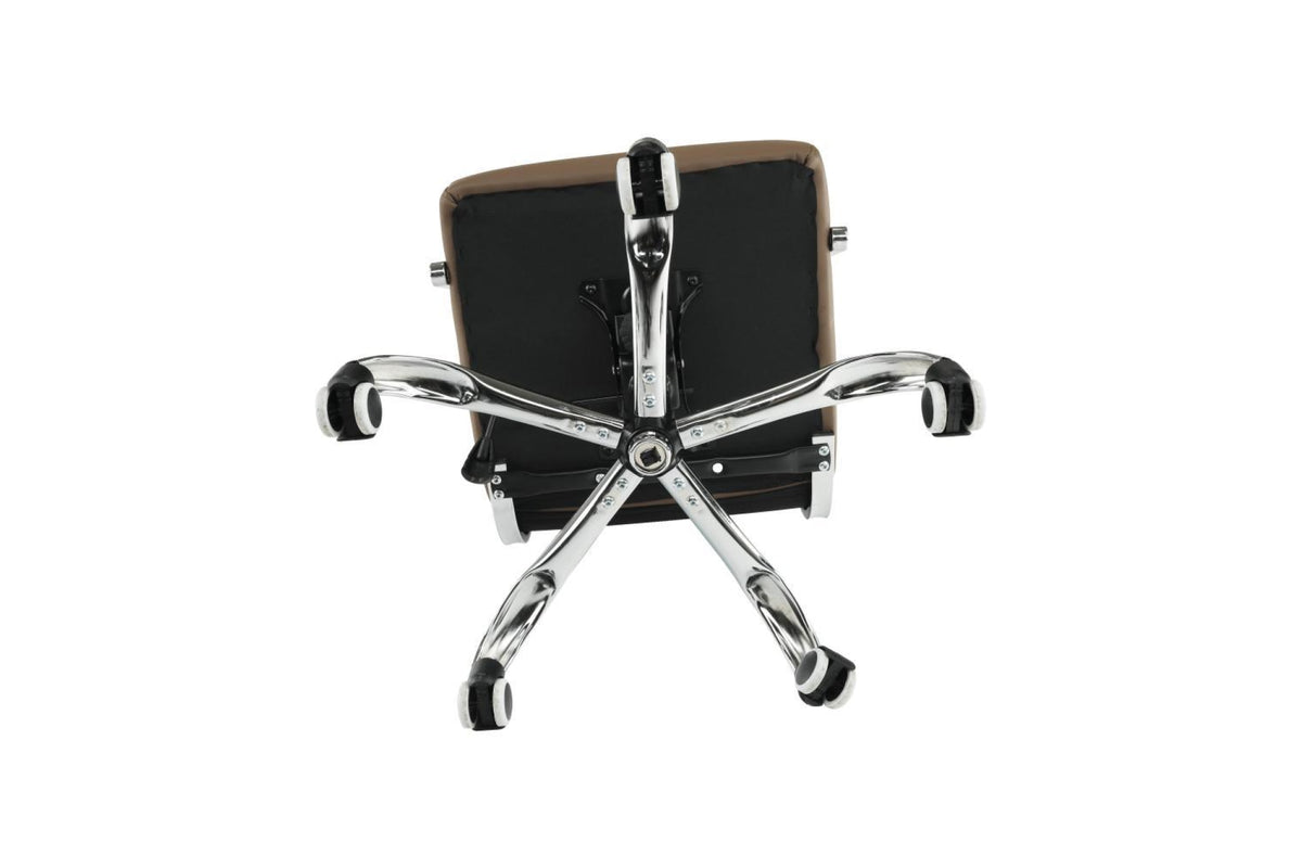 Irodai szék - AZURE szürkésbarna ökobőr irodai szék