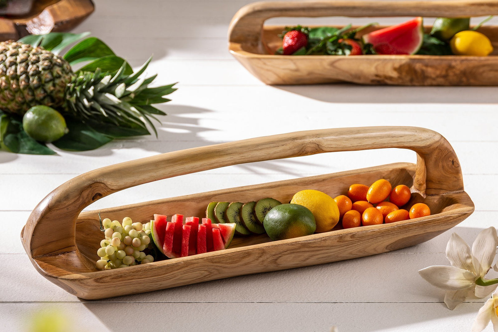 Dísztál - BALI tikfa dísztál