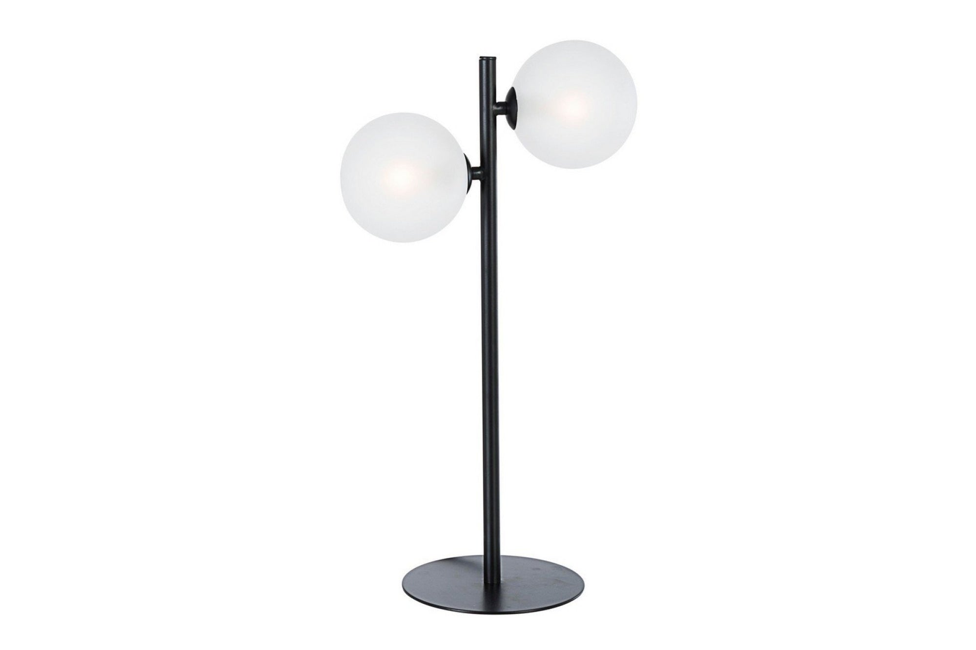 Asztali lámpa - BALLS fekete acél asztali lámpa