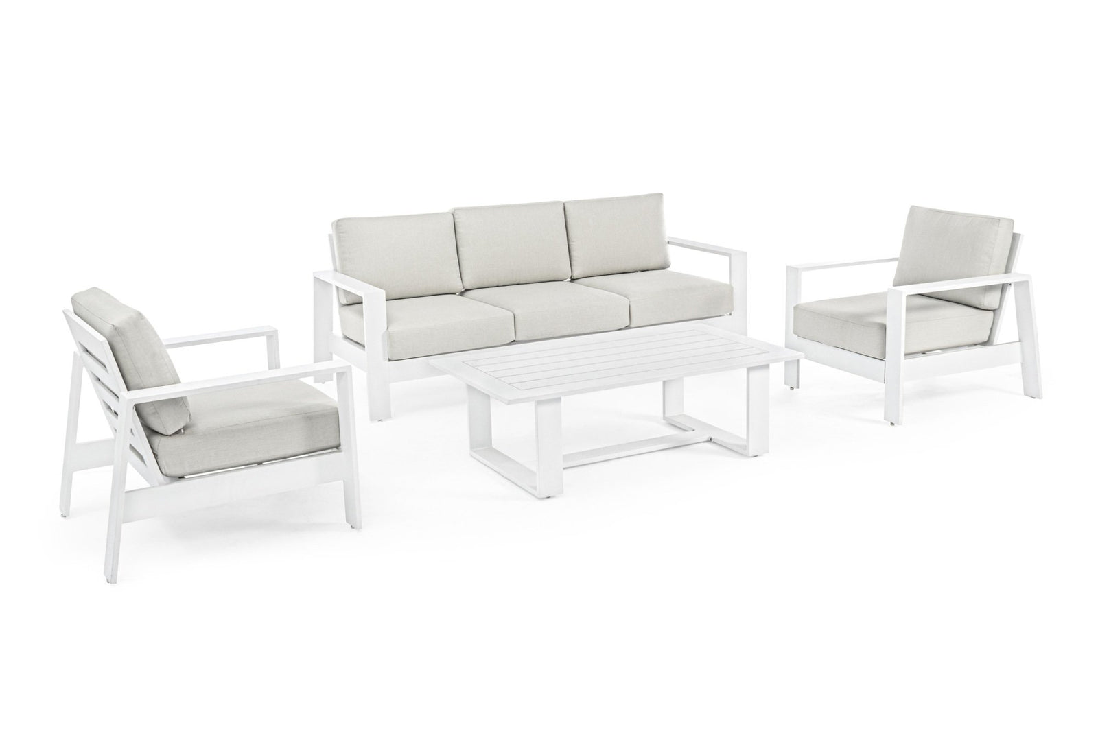 Kerti garnitúra - BALTIC 5 személyes szürke kerti garnitúra