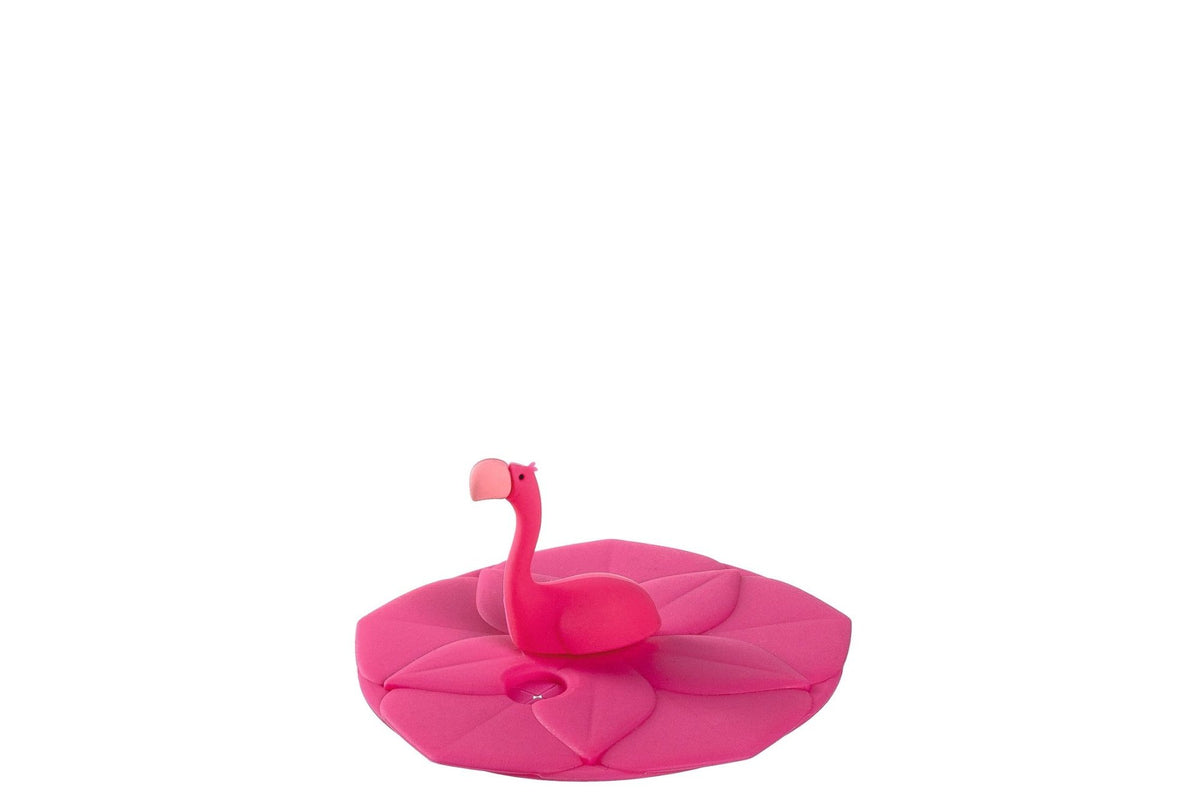 Pohárfedő - BAMBINI szilikon pohárfedő Flamingó - Leonardo