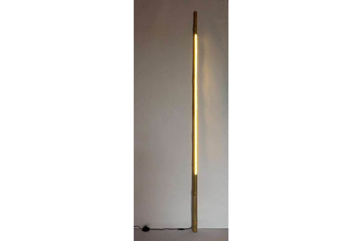 Állólámpa - BAMBOO barna bambusz állólámpa