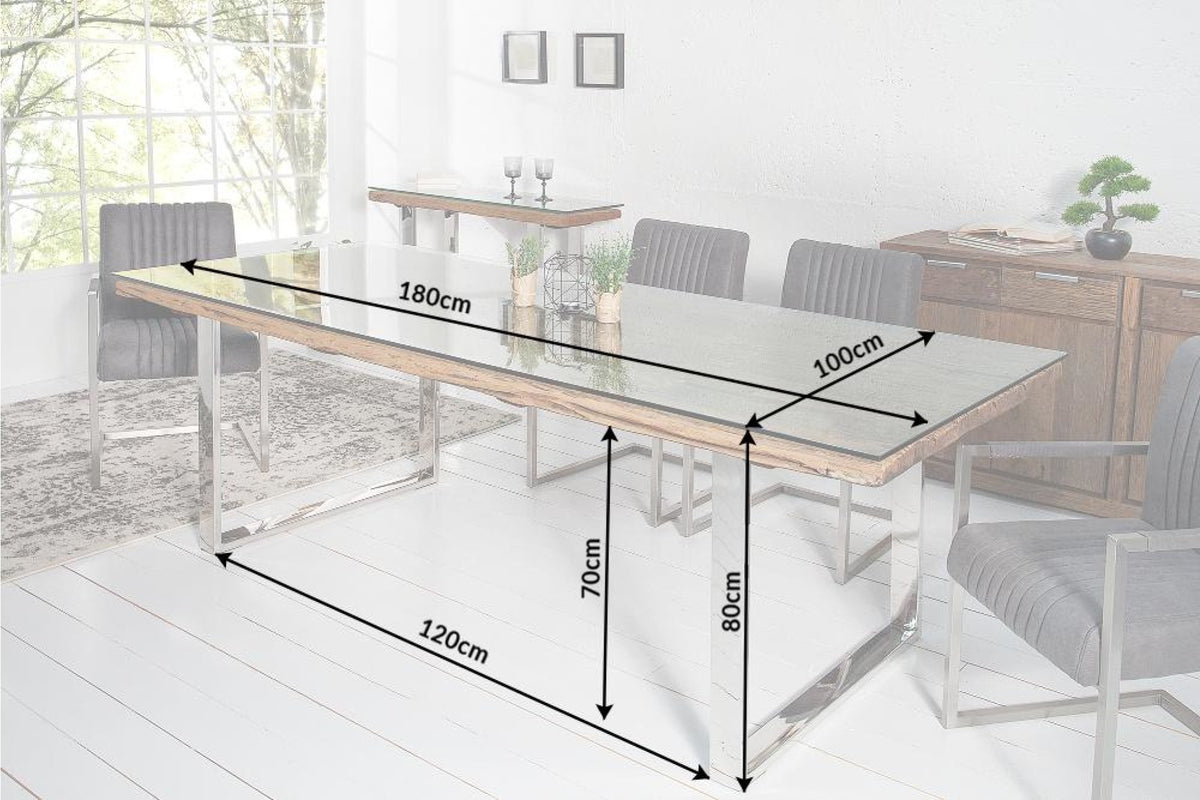 Étkezőasztal - BARRACUDA étkezőasztal 180 cm
