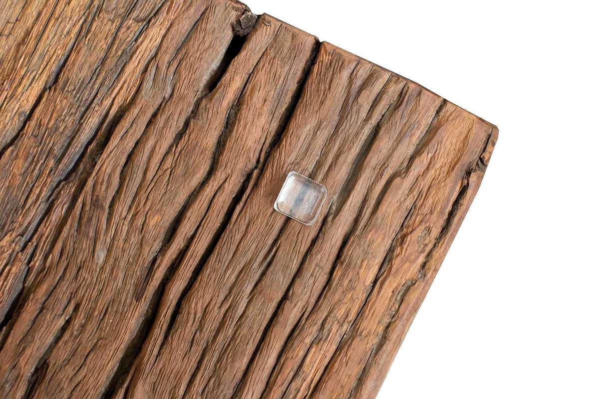 Dohányzóasztal - BARRACUDA II újrahasznosított tikfa dohányzóasztal 110 cm
