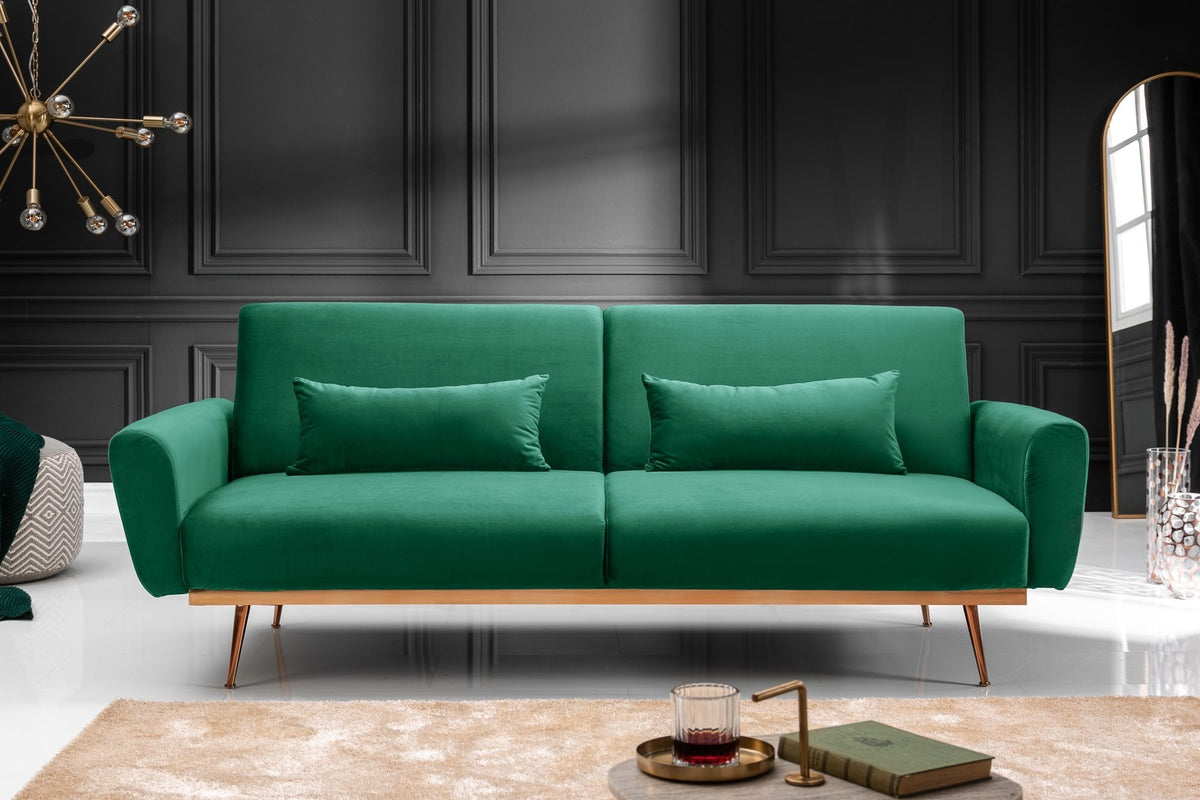 Kanapé - BELLEZZA zöld szövet kanapé