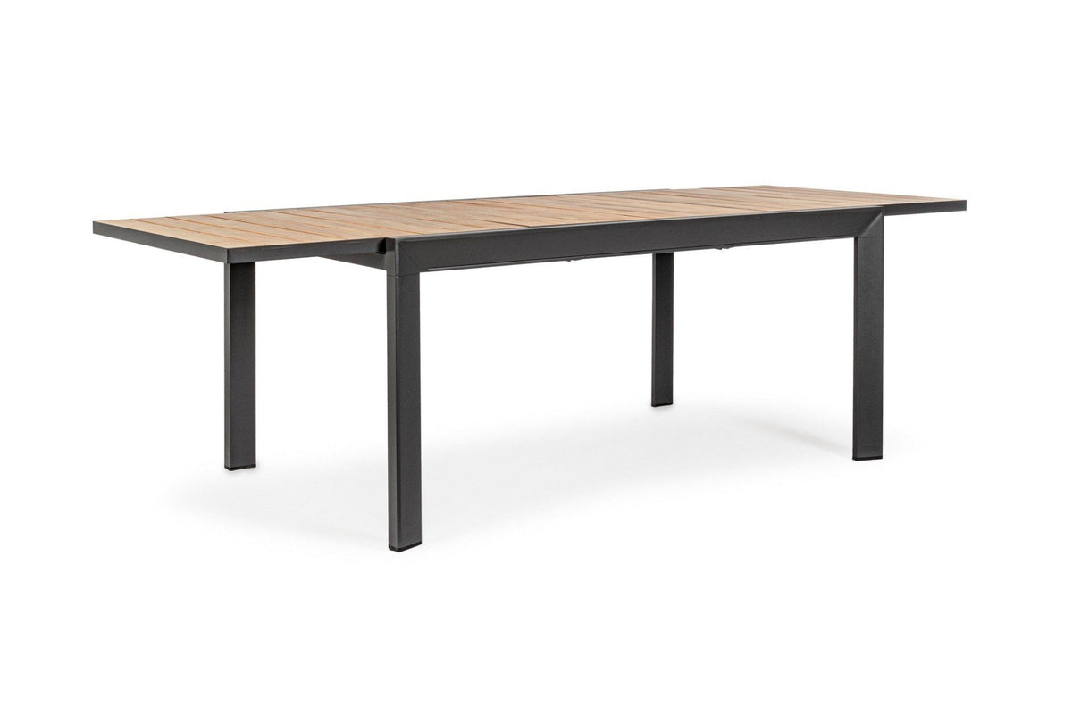 Kerti asztal - BELMAR barna alumínium kerti asztal