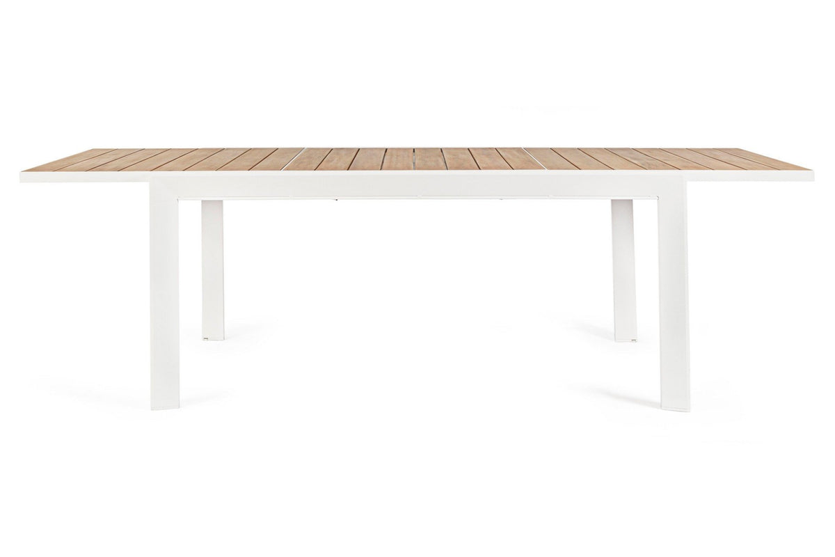 Kerti asztal - BELMAR II barna alumínium kerti asztal