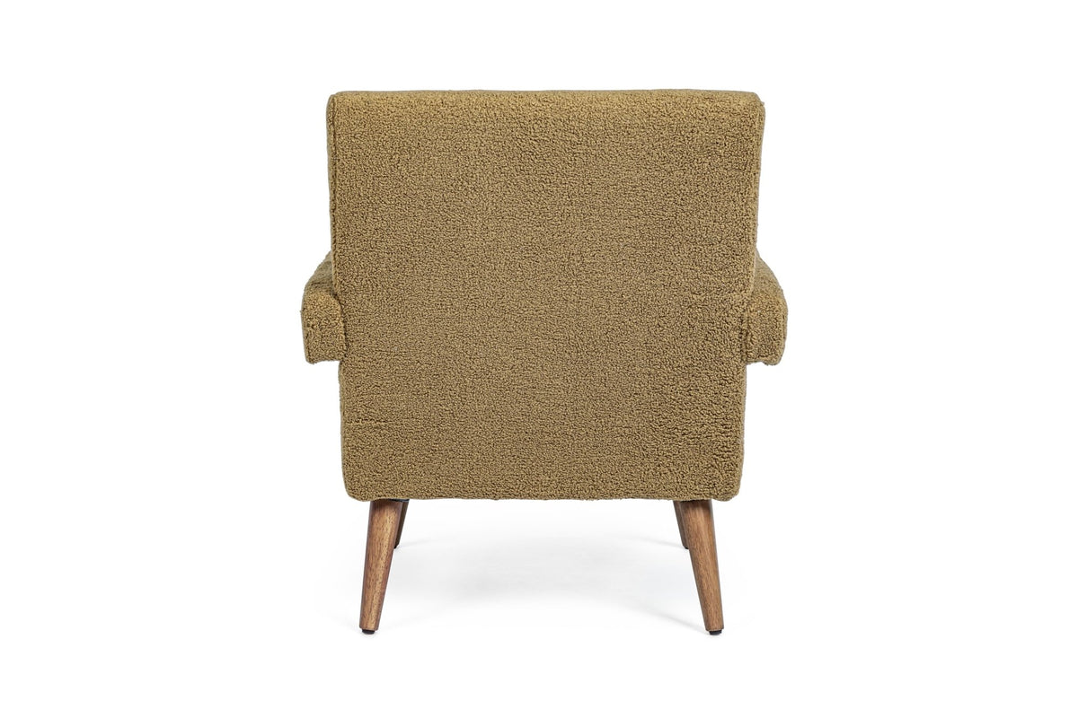 Fotel - BERNA barna 100% polyester fotel