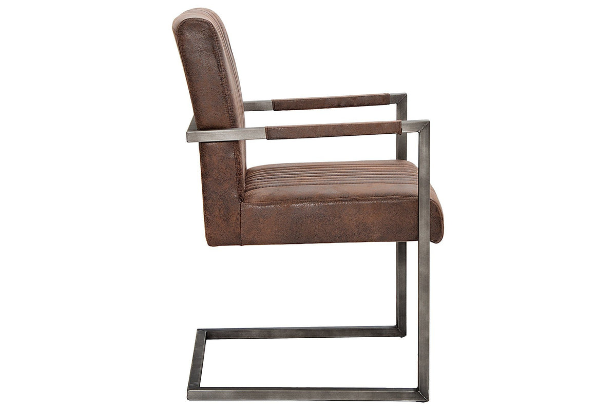 Szék - BIG ASTON barna 100% polyester szék 55x63x88