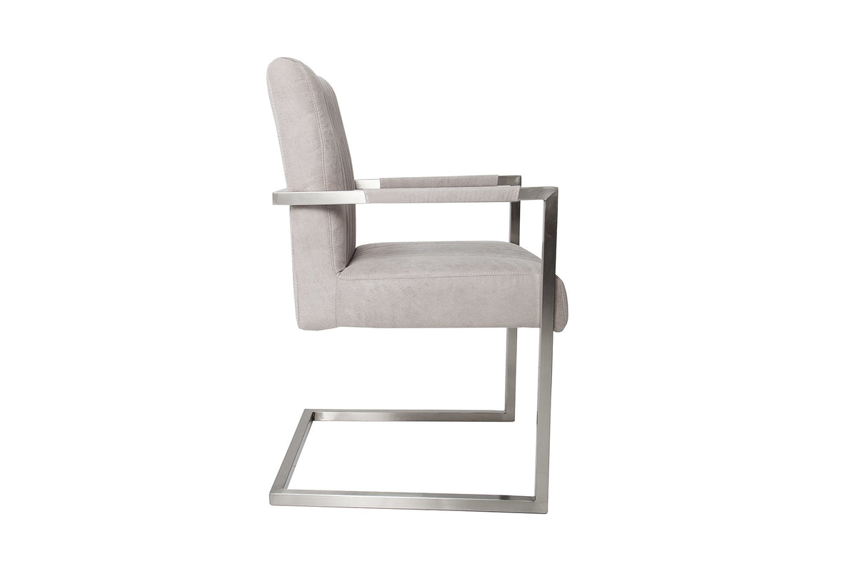Szék - BIG ASTON kőszürke karfás szék