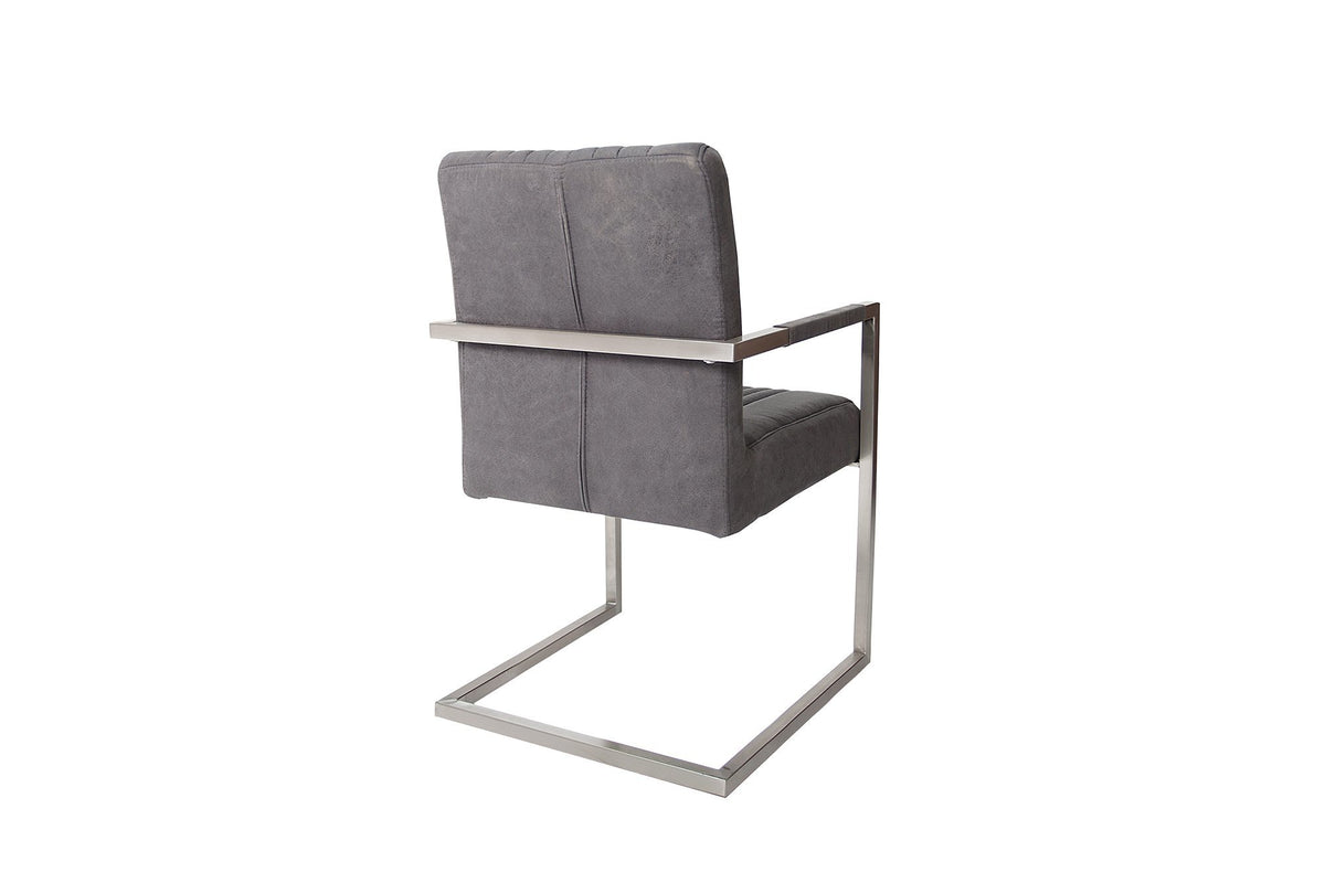 Szék - BIG ASTON szürke 100% polyester szék 55x60x90