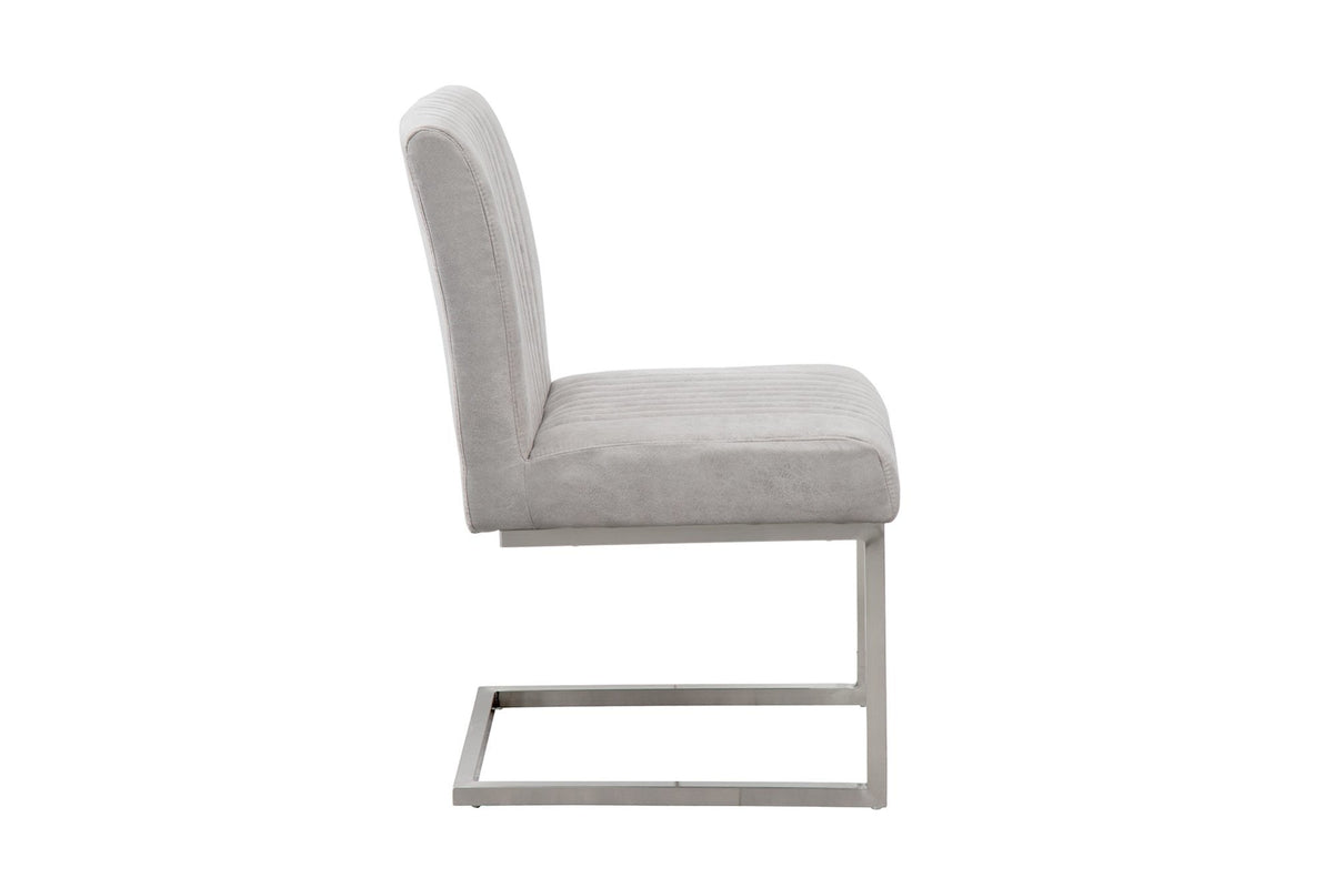 Szék - BIG ASTON törtfehér 100% polyester szék 49x63x87