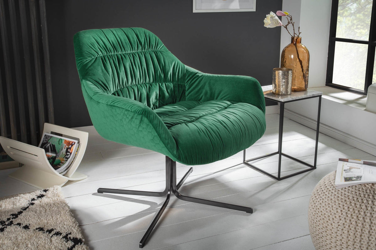 Szék - BIG DUTCH zöld 100% polyester szék 83x76x79
