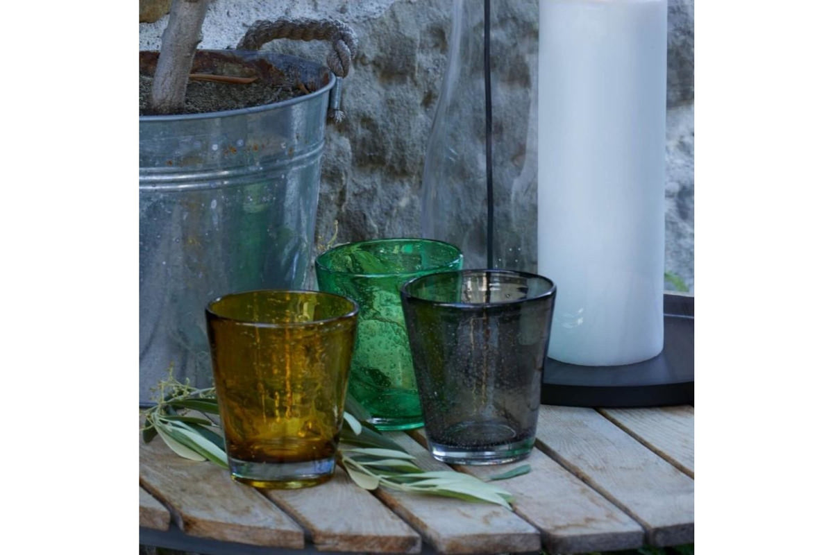 Vizespohár - BURANO pohár üdítős 330ml szürke - Leonardo