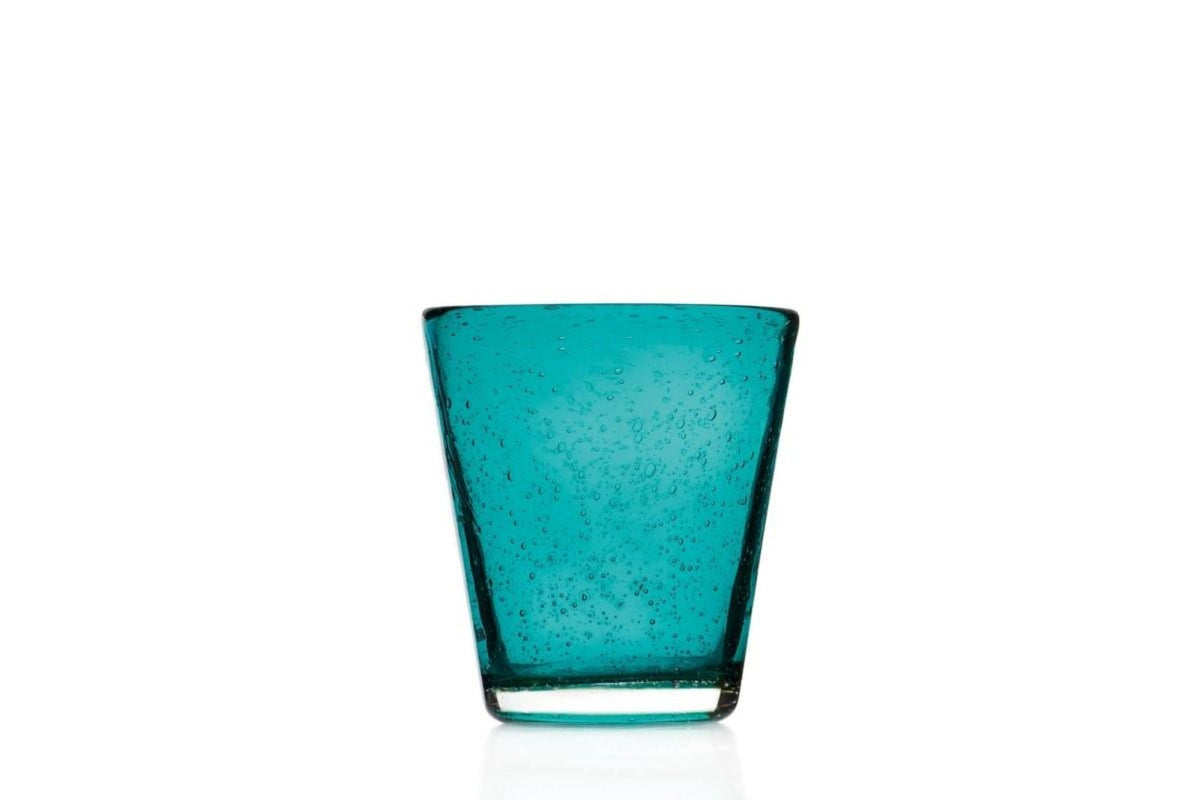 Vizespohár - BURANO pohár üdítős 330ml türkiz - Leonardo