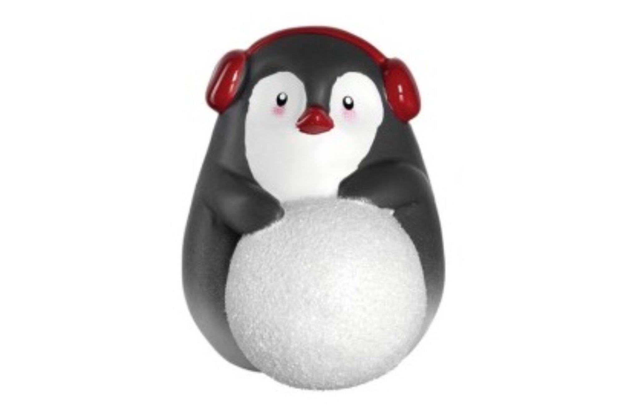 Dísztárgy - CALDO pingvin figura 10cm fülvédővel - Leonardo