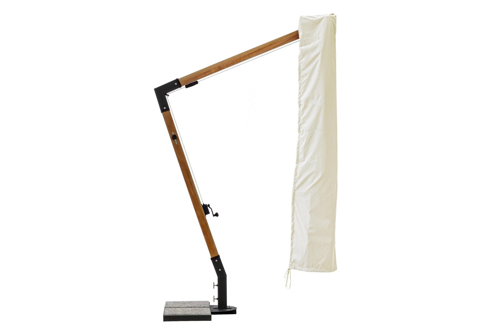 Napernyő takaró - CAPUA fehér szövet napernyő takaró