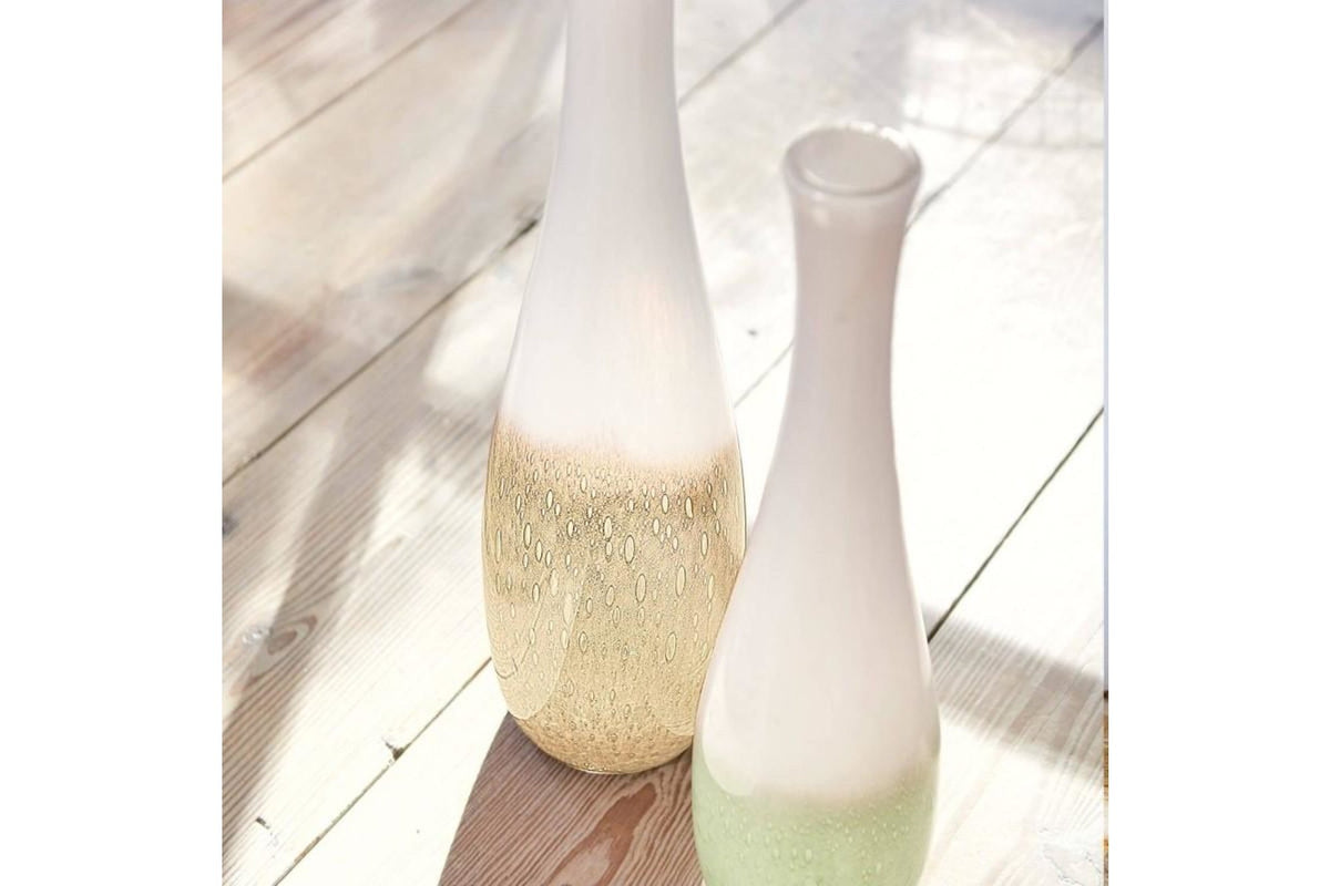 Váza - CASOLARE váza 40cm fehér-zöld I - Leonardo