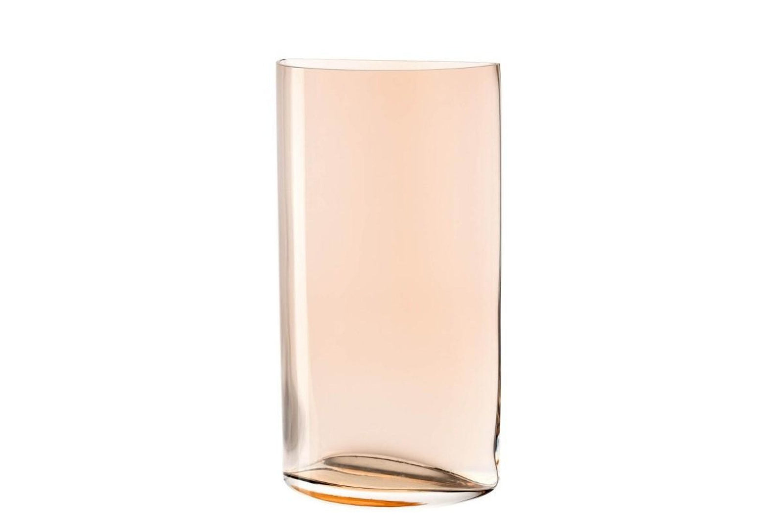 Váza - CENTRO váza 34cm félkör fahéj - Leonardo