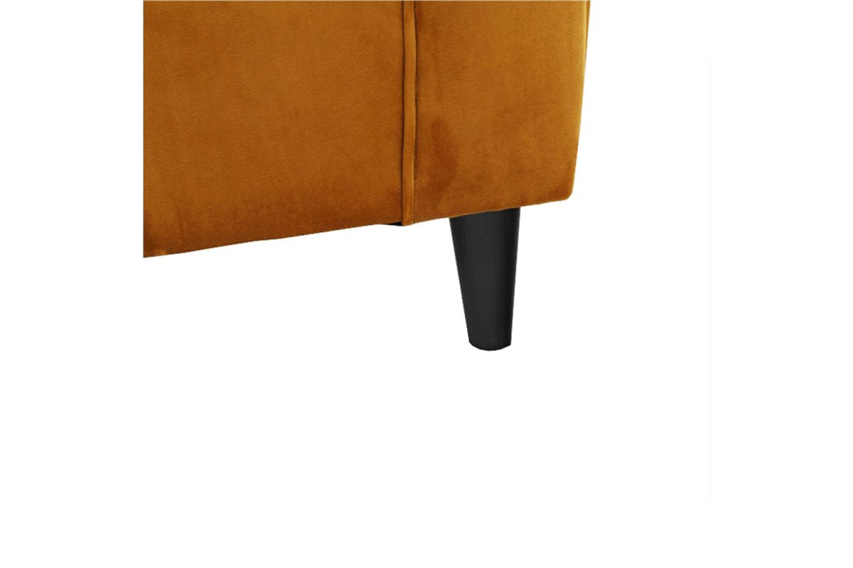 Fotel - CHARLOT narancssárga szövet fotel