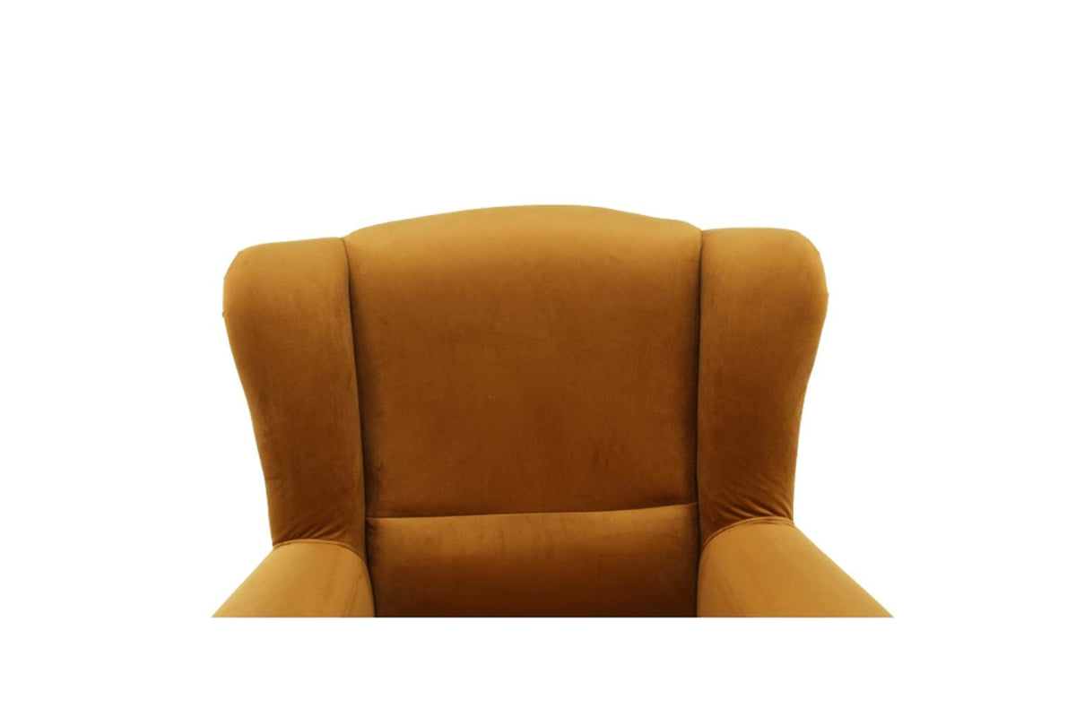 Fotel - CHARLOT narancssárga szövet fotel