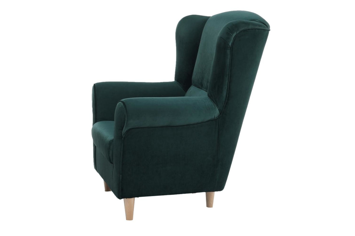 Fotel - CHARLOT zöld szövet fotel