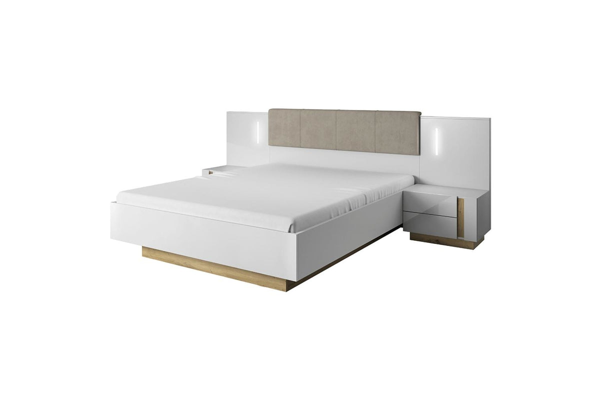 Ágy - CITY fehér mdf ágy