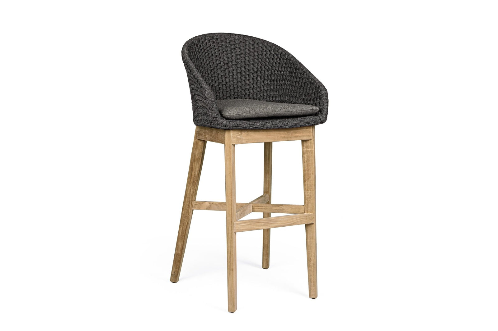 Bárszék - COACHELLA fekete 100% polypropilen bárszék