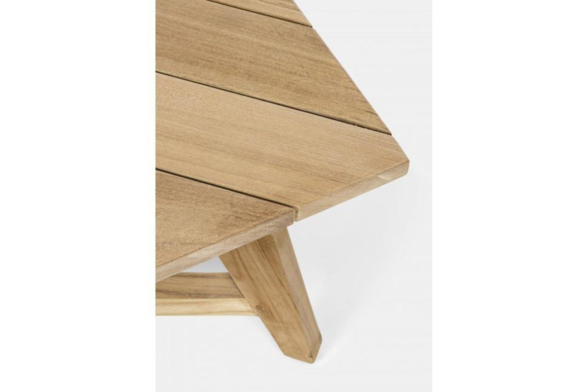 Kerti asztal - COACHELLA II barna tikfa kerti asztal