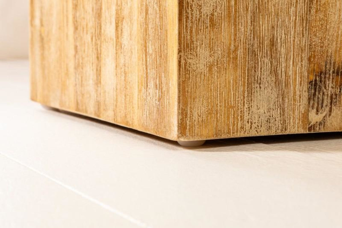 Lerakóasztal - COLUMNA szürke akácfa oszlop 75cm