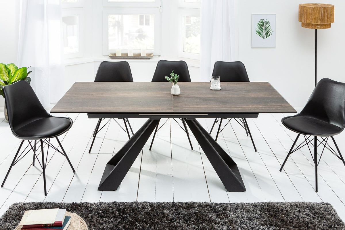 Étkezőasztal - CONCORD barna kerámia étkezőasztal