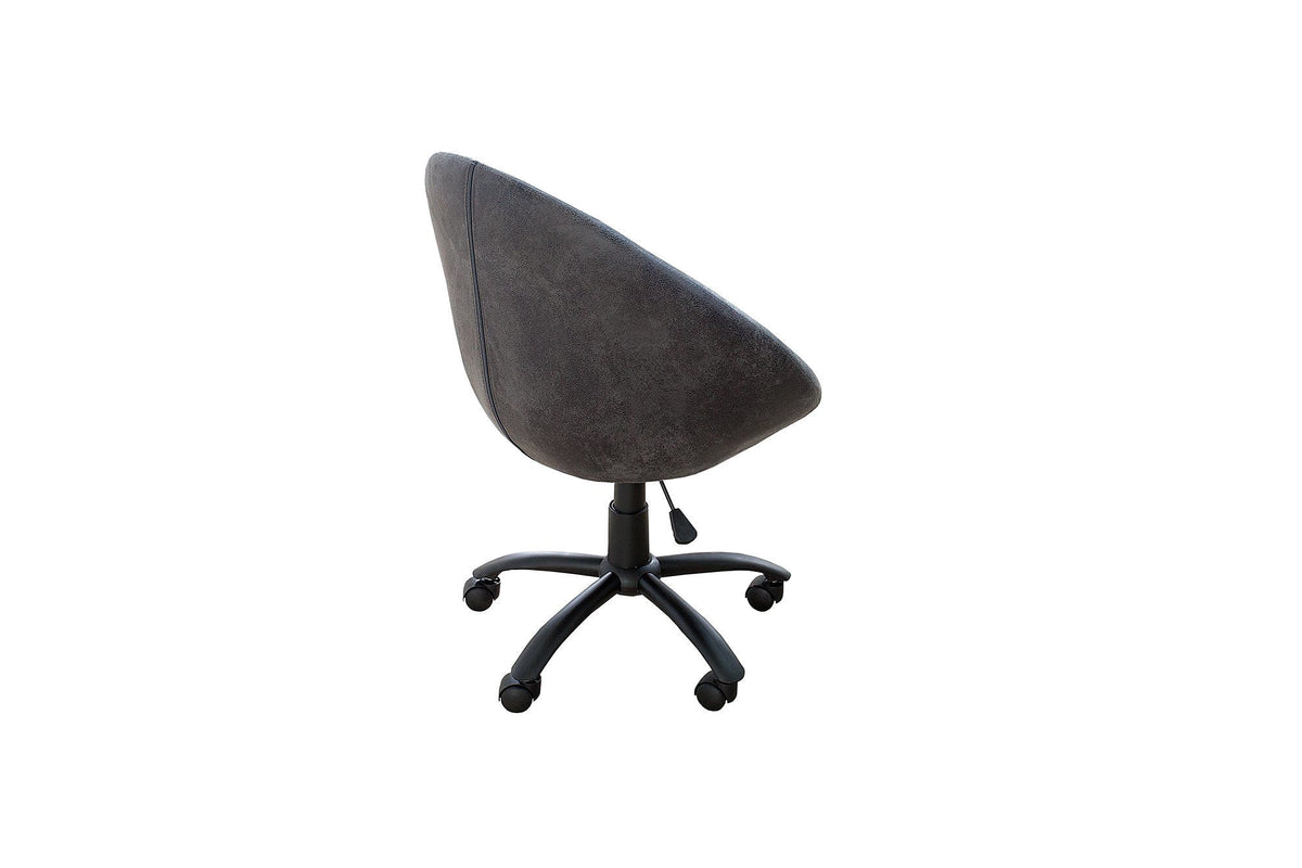 Szék - COUTURE antik szürke gurulós szék 90-100 cm