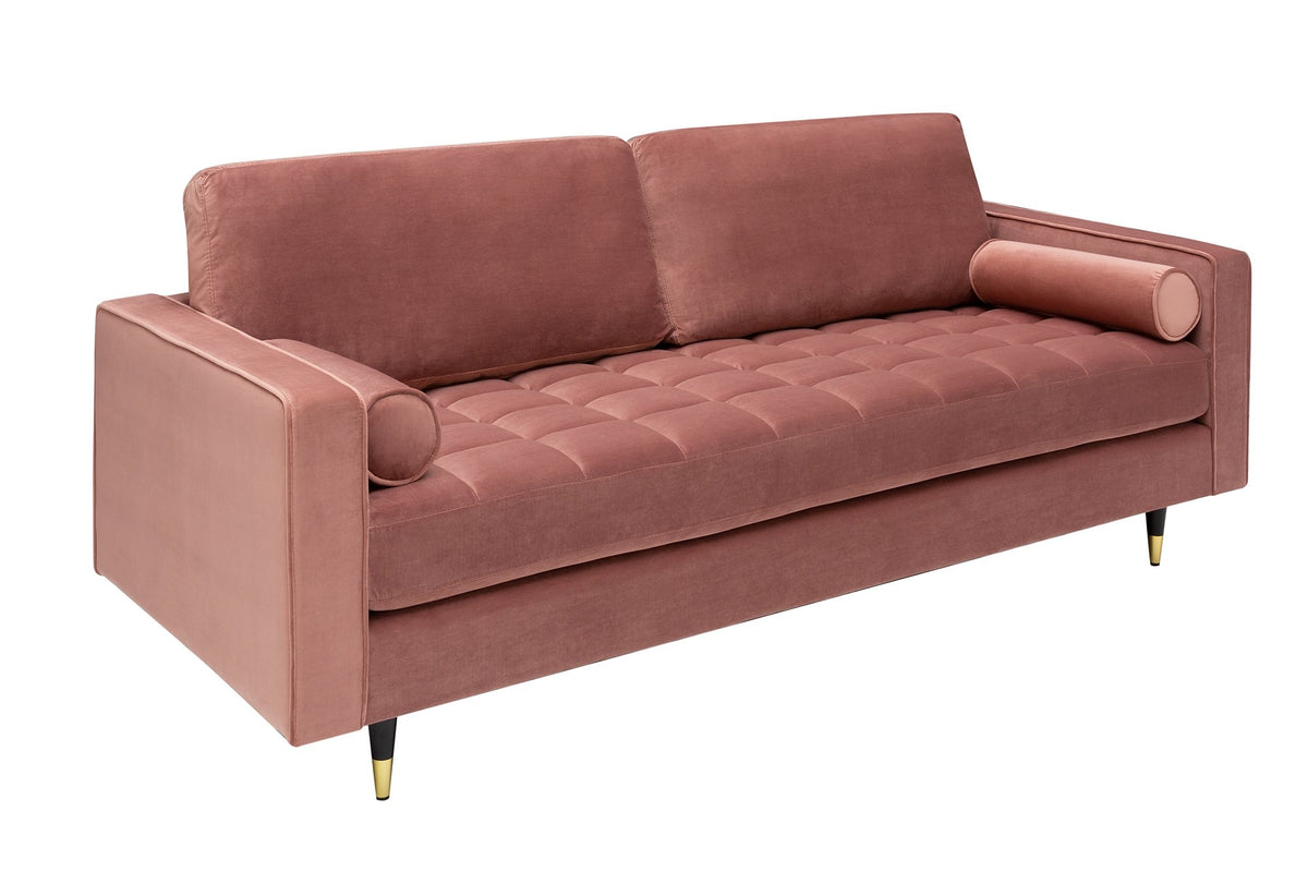 Kanapé - COZY VELVET rózsaszín bársony kanapé